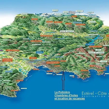 לינה וארוחת בוקר D'hotes La Potiniere 4*